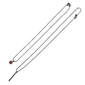 2 Piece Silver Chain Necklace Layering set